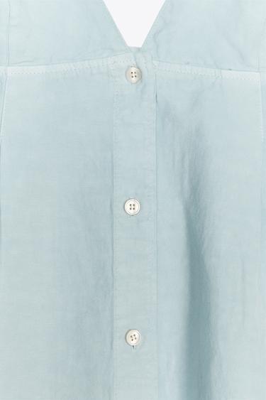 TRIANGLE TOP - Light blue by Zara - Image 5