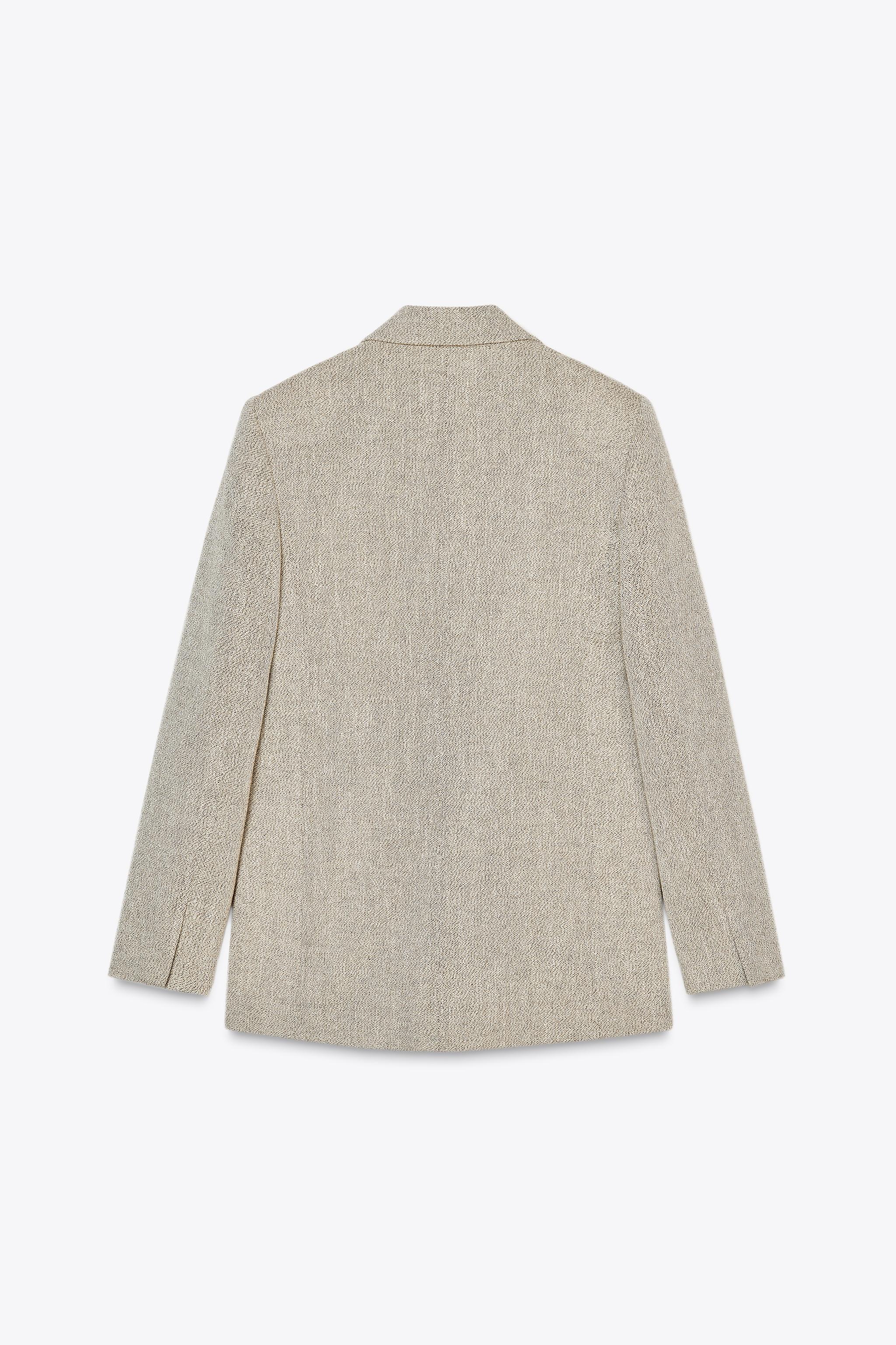 STRAIGHT CUT SHOULDER PAD BLAZER