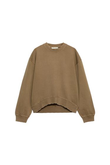 FADED-EFFECT SWEATSHIRT