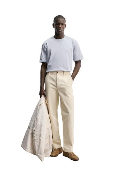 HEAVYWEIGHT SHORT SLEEVE T-SHIRT - Ice by Zara