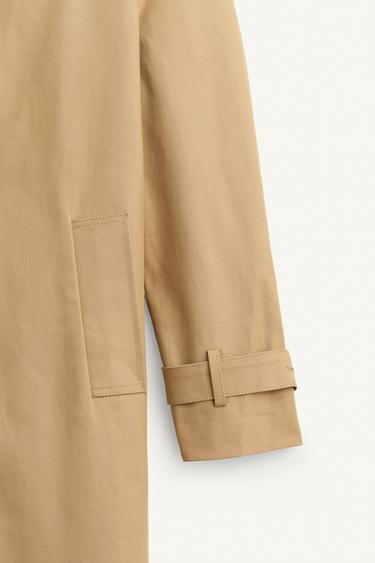 TRENCH DROIT ÉDITION LIMITÉE - Marron clair de Zara - Image 8