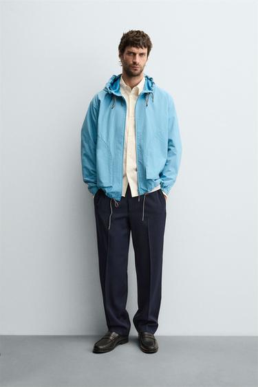 LIGHTWEIGHT TECHNICAL JACKET - Light blue by Zara