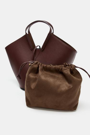 SAC SHOPPER CABAS - Bordeaux de Zara - Image 5