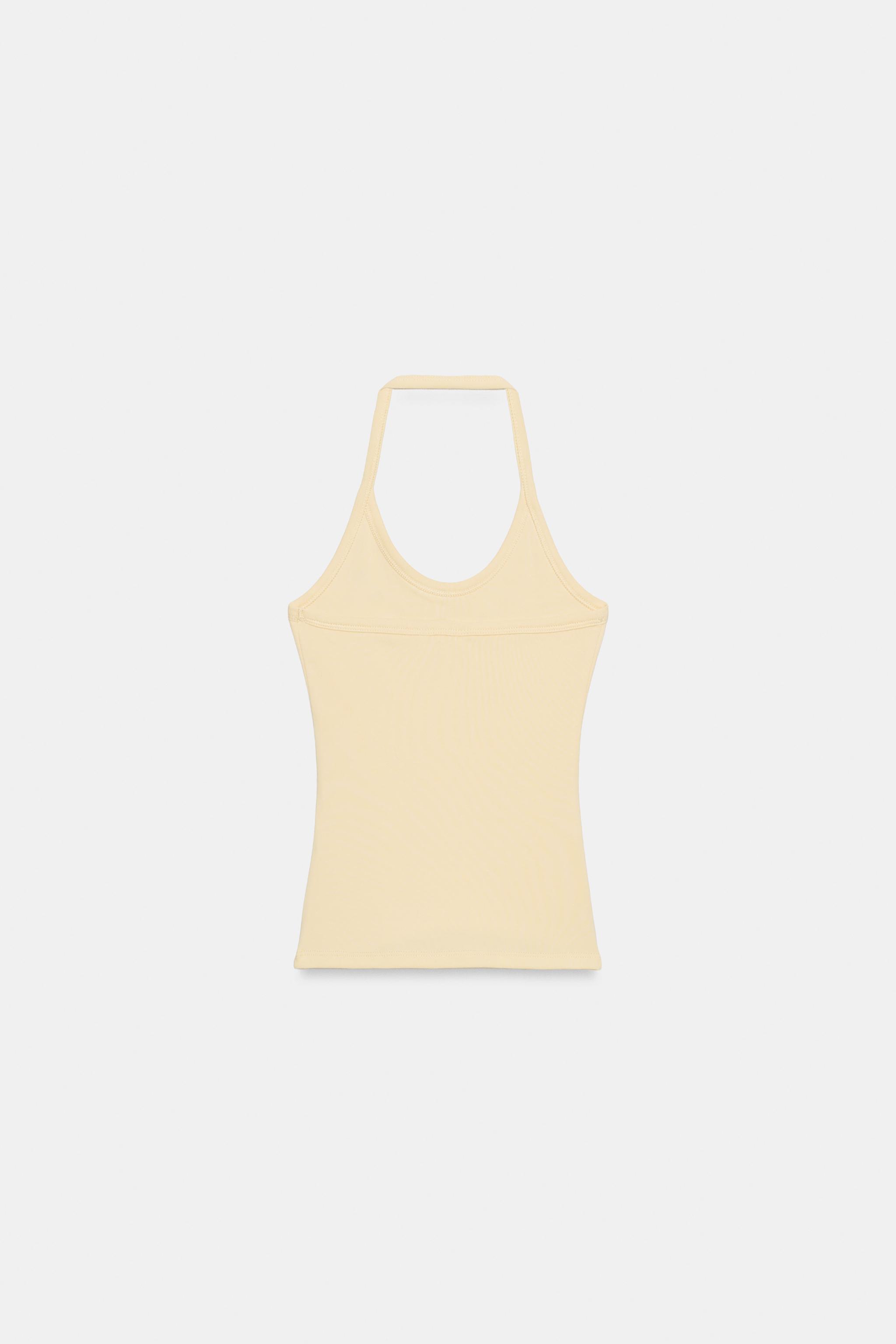 Zara ZIMBALI HALTER TOP görsel 6