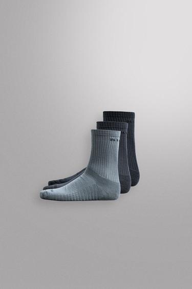 3-PACK OF TRAINING SOCKS - Blue by Zara