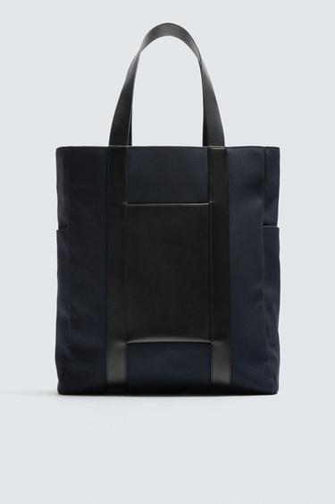 TORBA TYPU SHOPPER MIRUM® X ZARA - Niebieski Zara