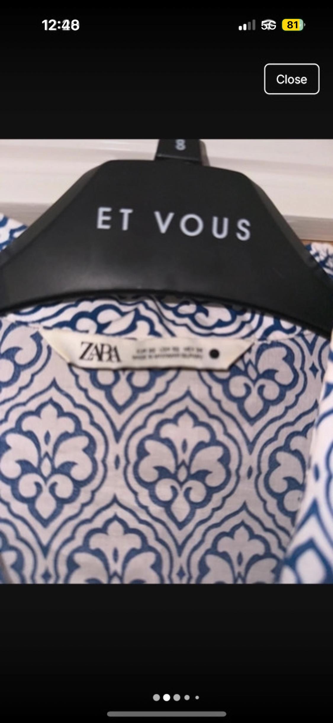 PRINTED MINI DRESS - Image 2