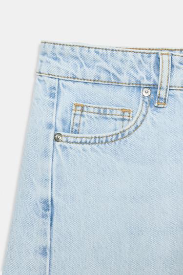 Z1975 HIGH-WAIST JEANS WITH FRONT SEAMS - Light blue by Zara - Image 9