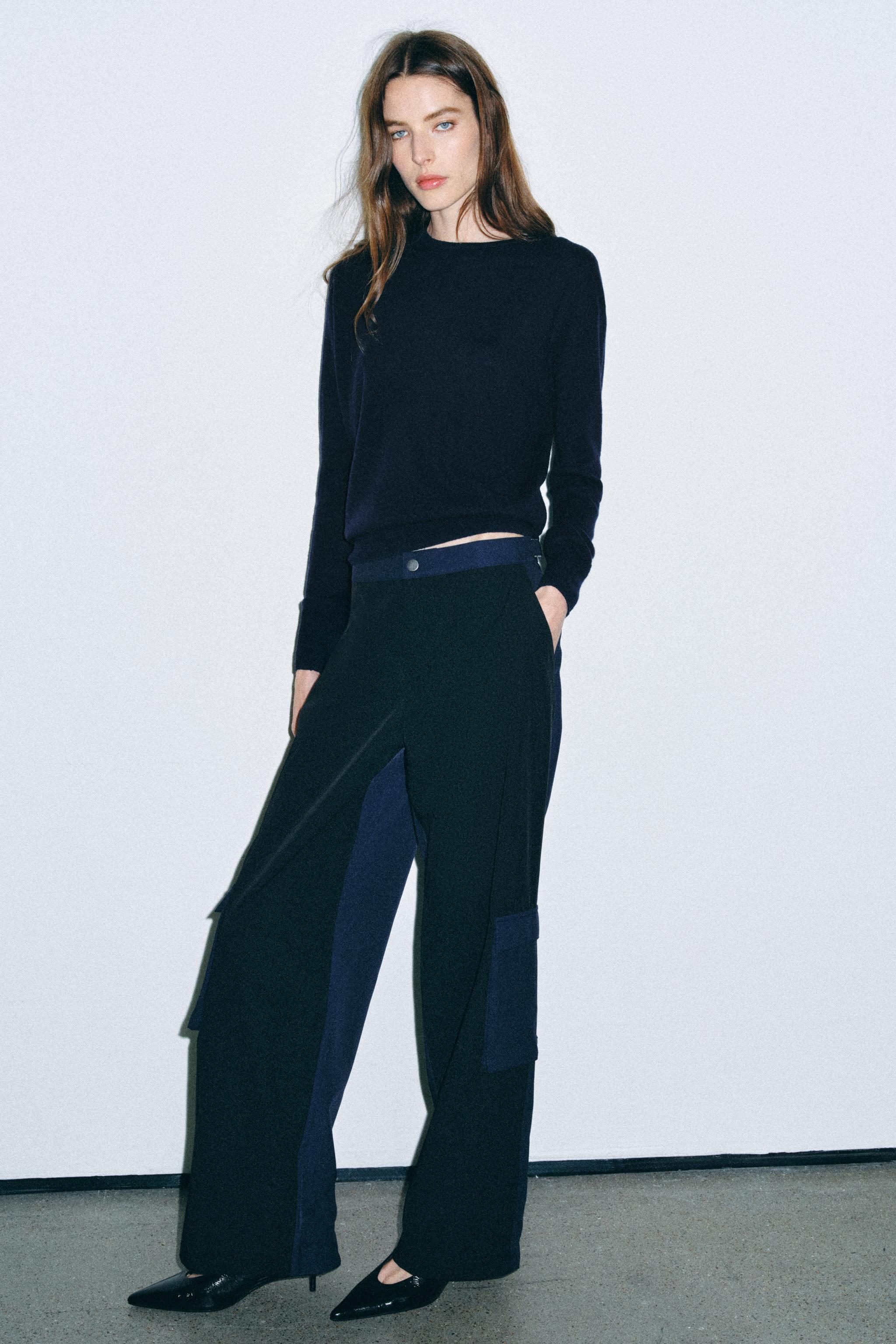 PANTALON BIMATIÈRE AVEC POCHES ZW COLLECTION