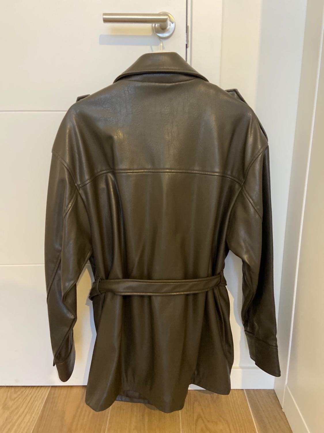 FAUX LEATHER JACKET WITH POCKETS - Image 3