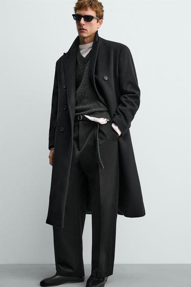 PANTALON COUPE DÉCONTRACTÉE À PLIS AARON LEVINE X ZARA - Noir de Zara - Image 5