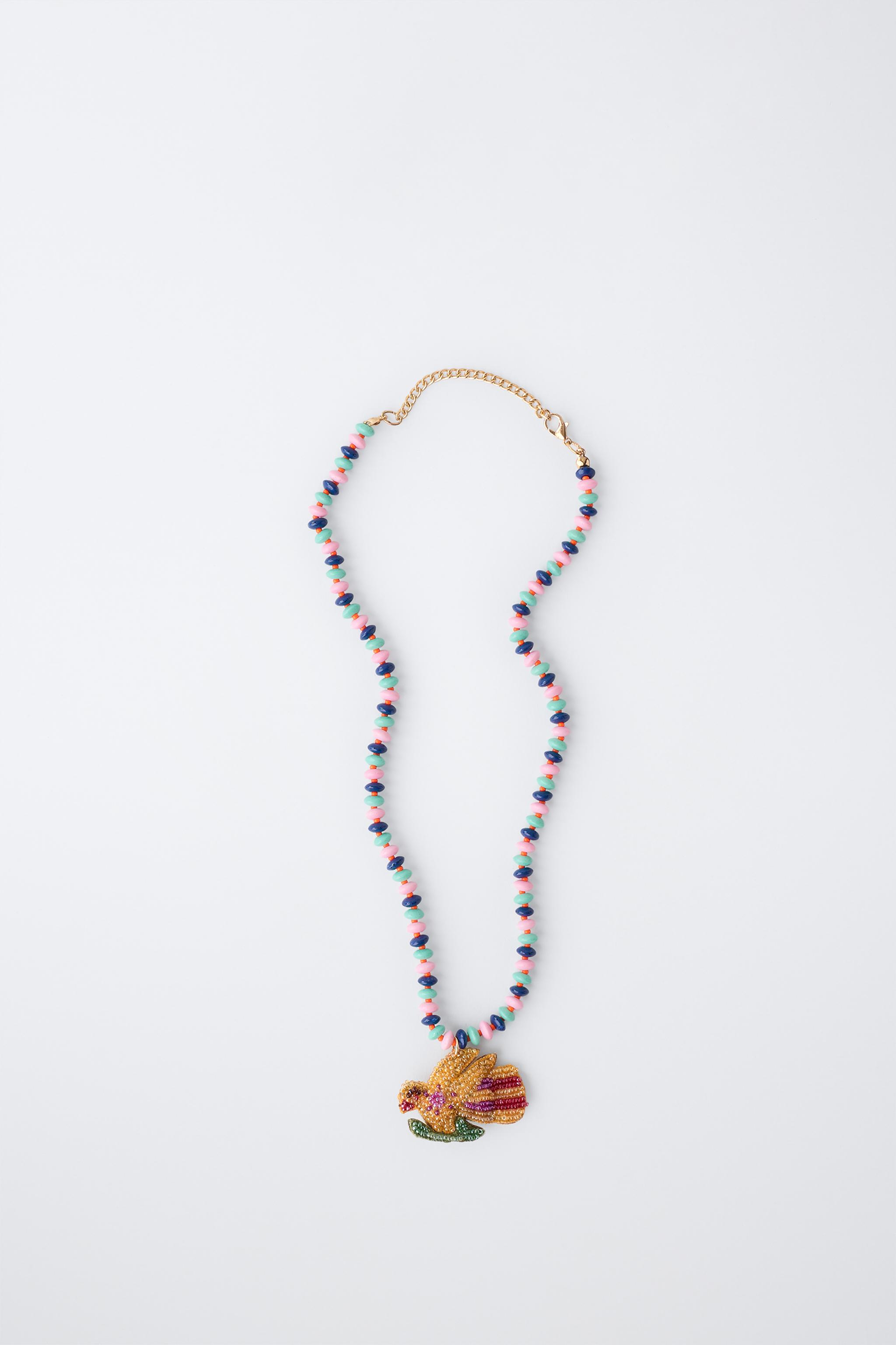 SISSEL EDELBO X ZARA KIDS BEADED NECKLACE - Multicoloured | ZARA