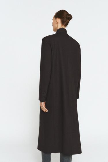 WOOL TWILL COAT ZW COLLECTION LIMITED EDITION - Brown by Zara - Image 2