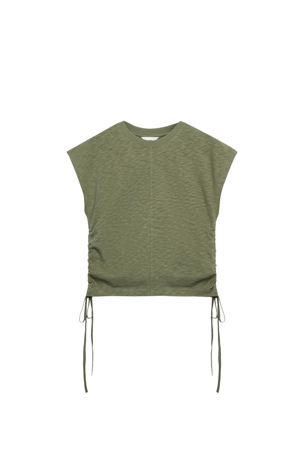 RUCHED RUSTIC T-SHIRT - image 3