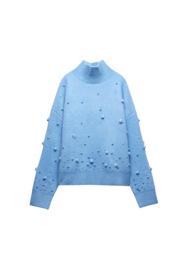 SEQUIN KNIT SWEATER
