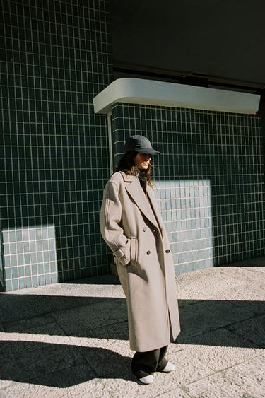 SOFT OVERSIZED COAT - Beige by Zara