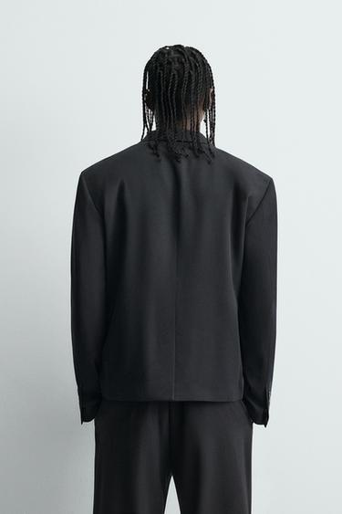 BLAZER კოსტიუმი შალნარევი ქსოვილი - Zara-ს Blue