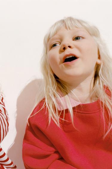 ZARA TIMELESS - SWEAT-SHIRT UNIE - Rouge de Zara