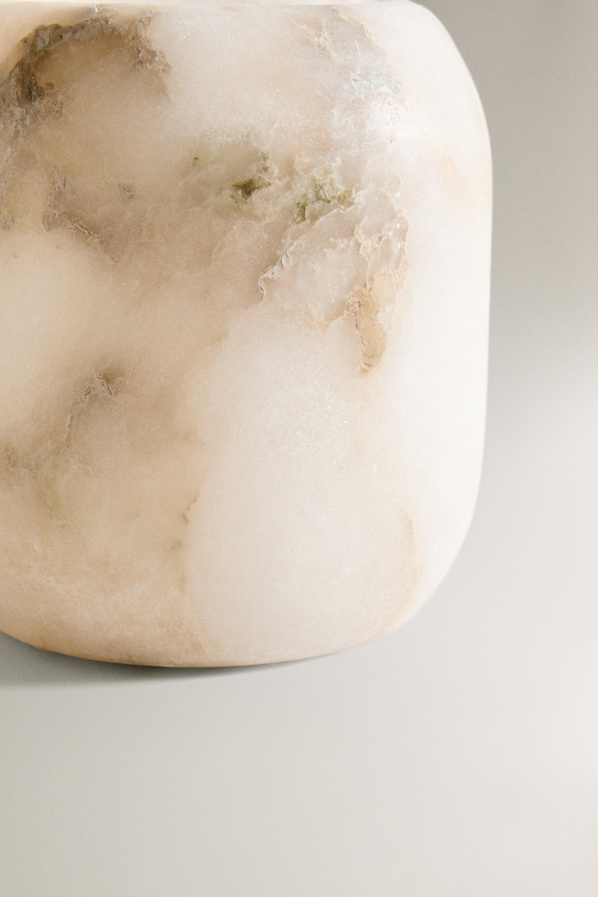 ALABASTER TEALIGHT HOLDER