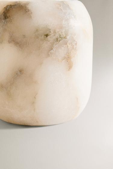 ALABASTER TEALIGHT HOLDER - White by Zara - Image 2