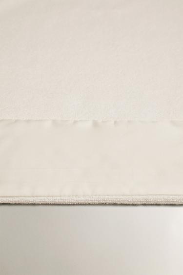 BATH MAT WITH FABRIC BAND - Oyster-white by Zara - Image 1
