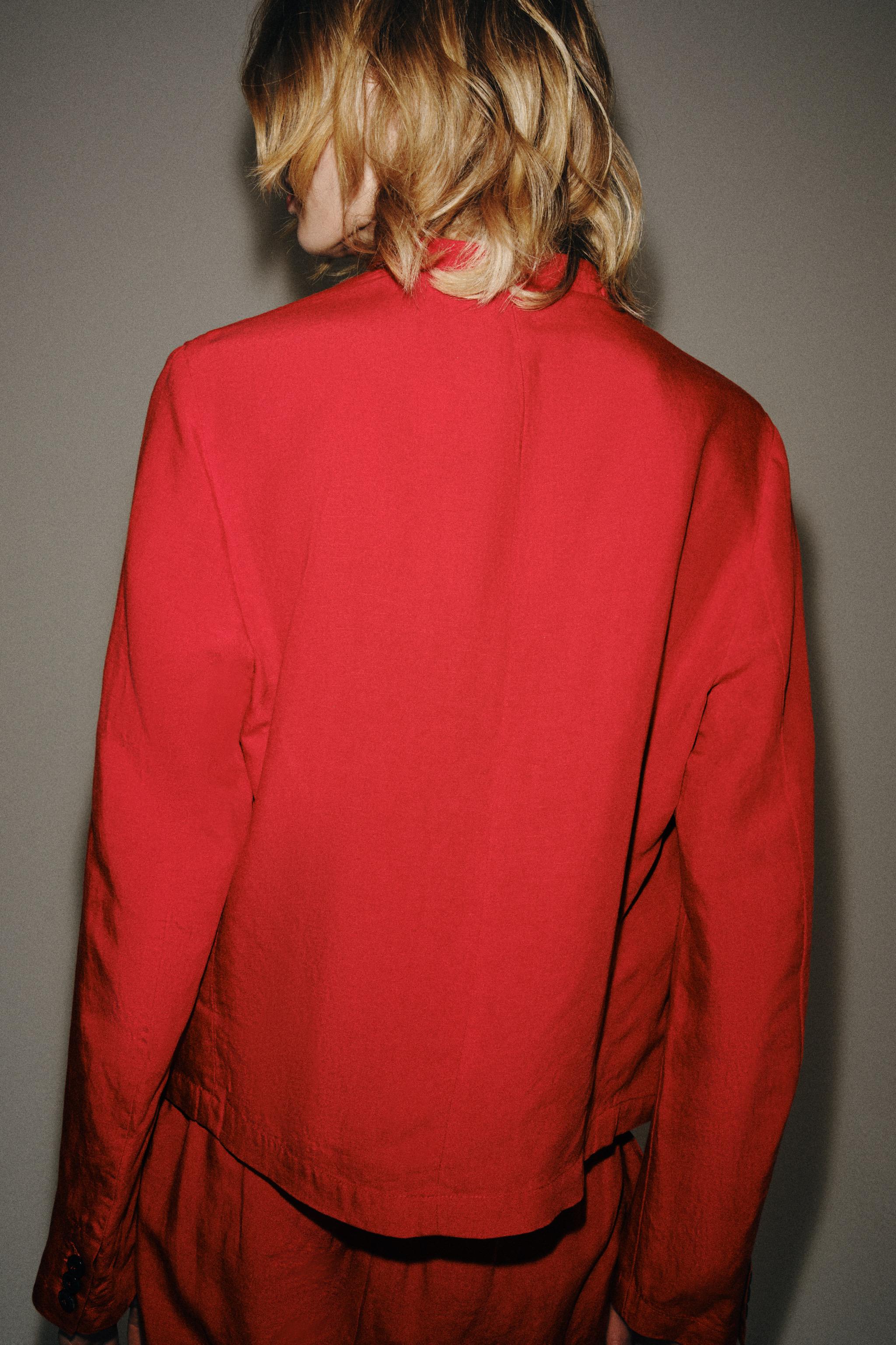 ZW COLLECTION ジャケット - レッド | ZARA Japan / 日本