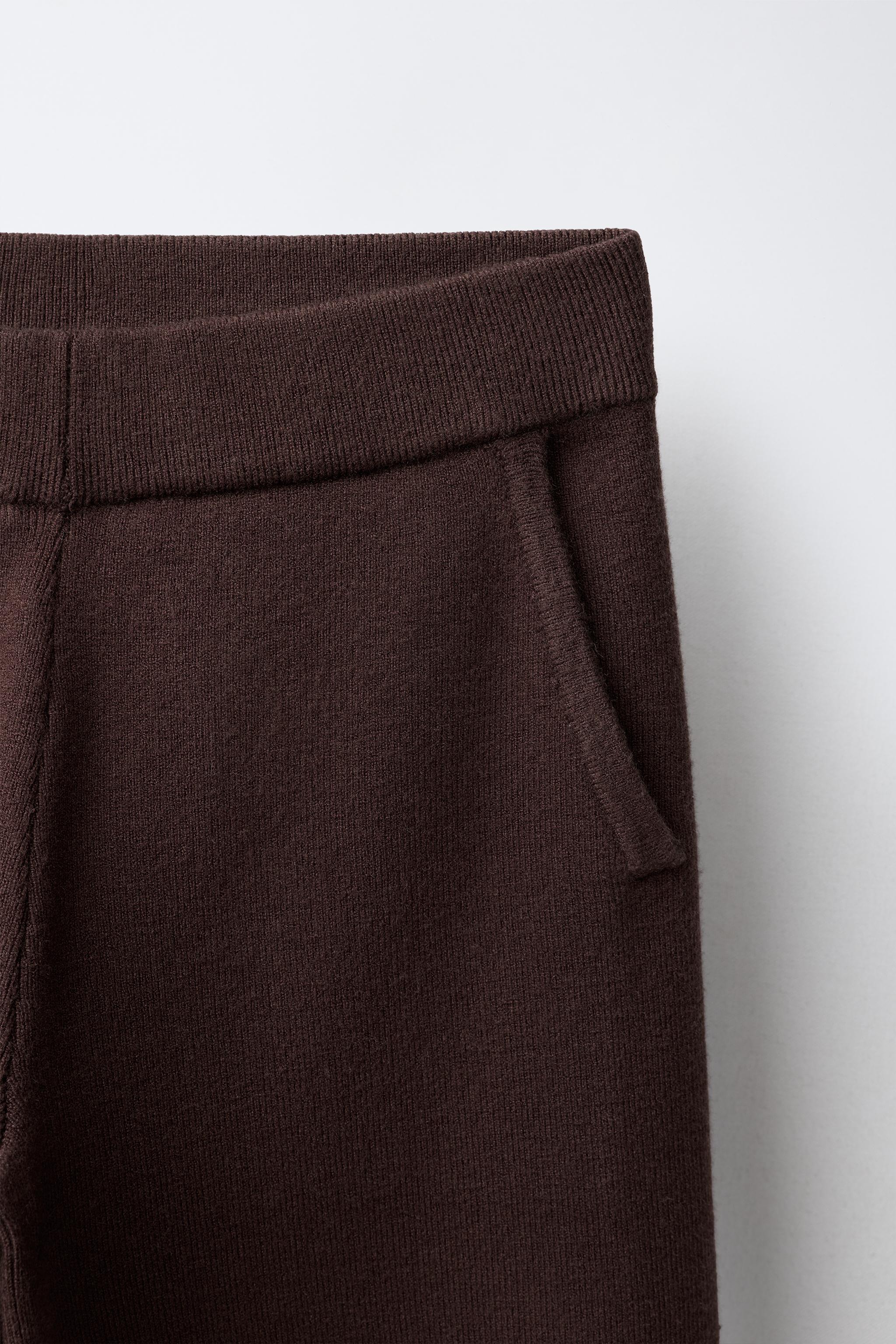 Детские брюки Zara WIDE-LEG KNIT PANTS — фото 4