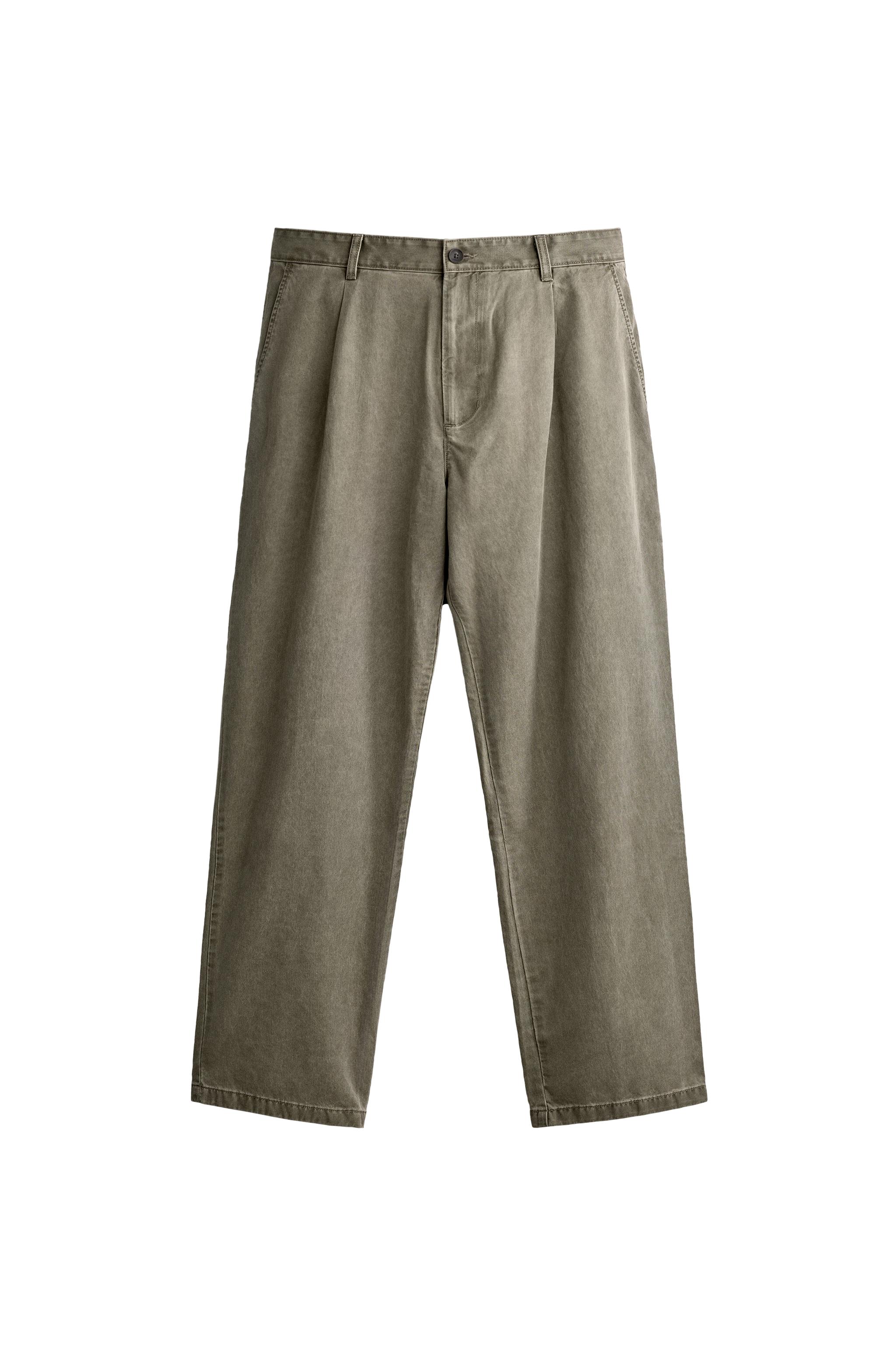 PANTALÓN CHINO RELAXED FIT PLIEGUES