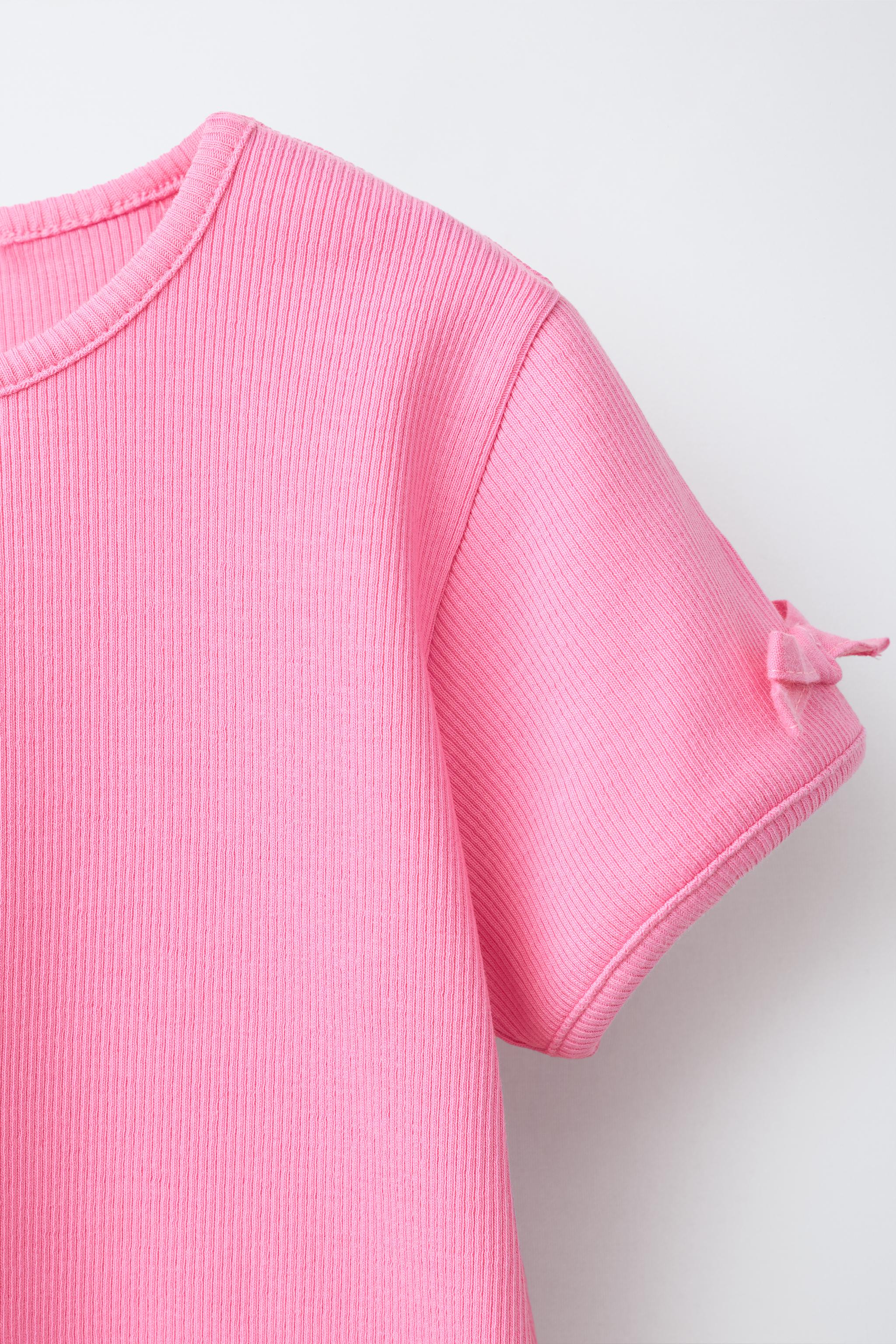 RIBBED STRIPED TIE T-SHIRT