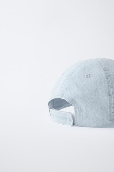 CASQUETTE DENIM POISSON BRODÉ - Bleu de Zara - Image 2