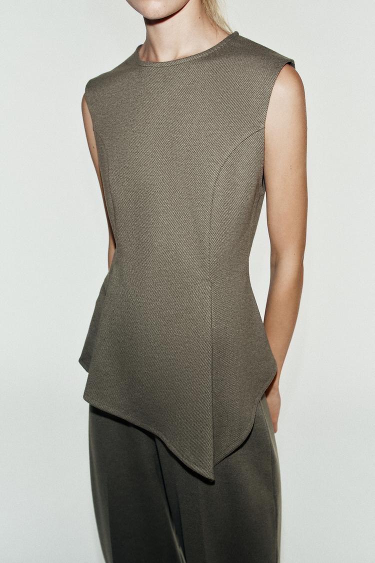 Top peplum soft