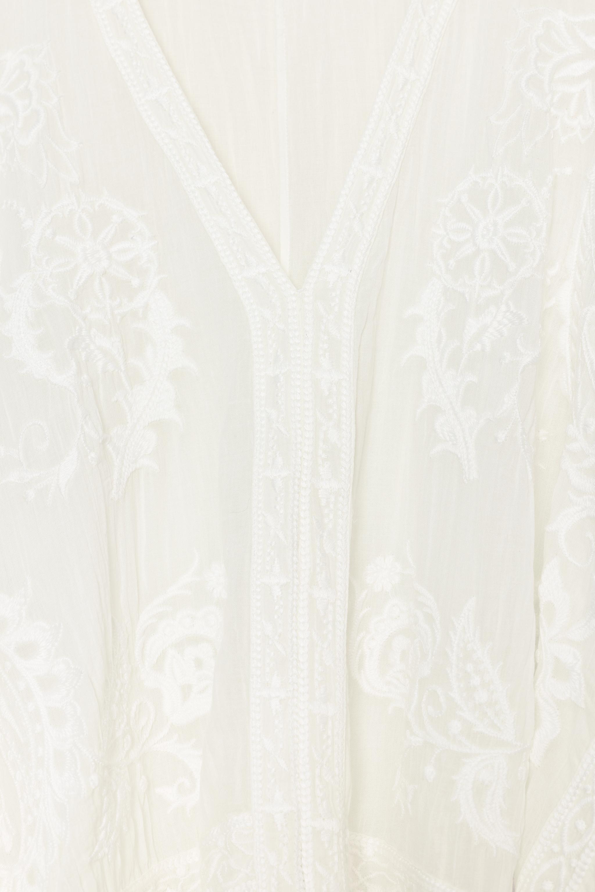 ZW COLLECTION EMBROIDERED CAPE BLOUSE