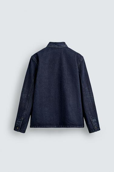 POCKET DENIM JACKET - Blue by Zara - Image 8