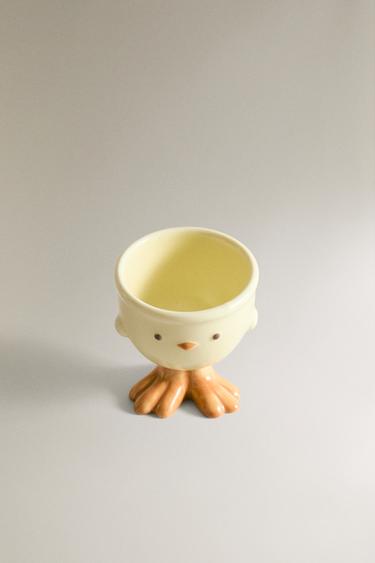 KIDS’ CHICK PORCELAIN EGG CUP - Multicoloured by Zara - Image 1