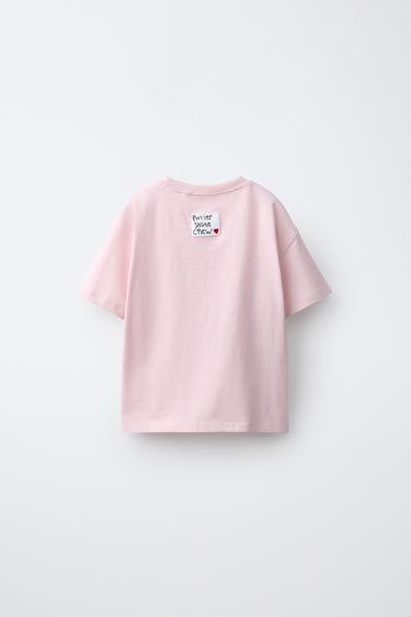 ANIMAL PRINT T-SHIRT — Light pink 2