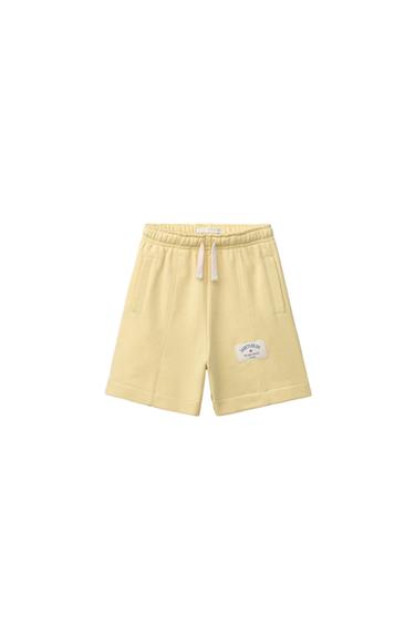 JOGGING BERMUDA SHORTS - Yellow by Zara
