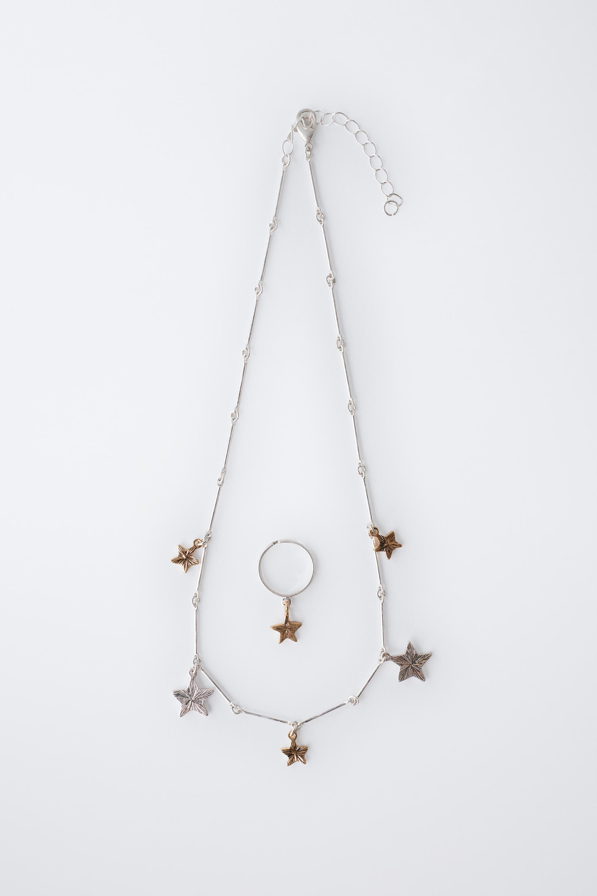 STAR NECKLACE AND RING PACK