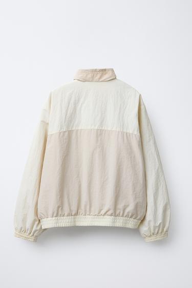 ULTRA-LIGHTWEIGHT LACE JACKET - Light beige by Zara - Image 3