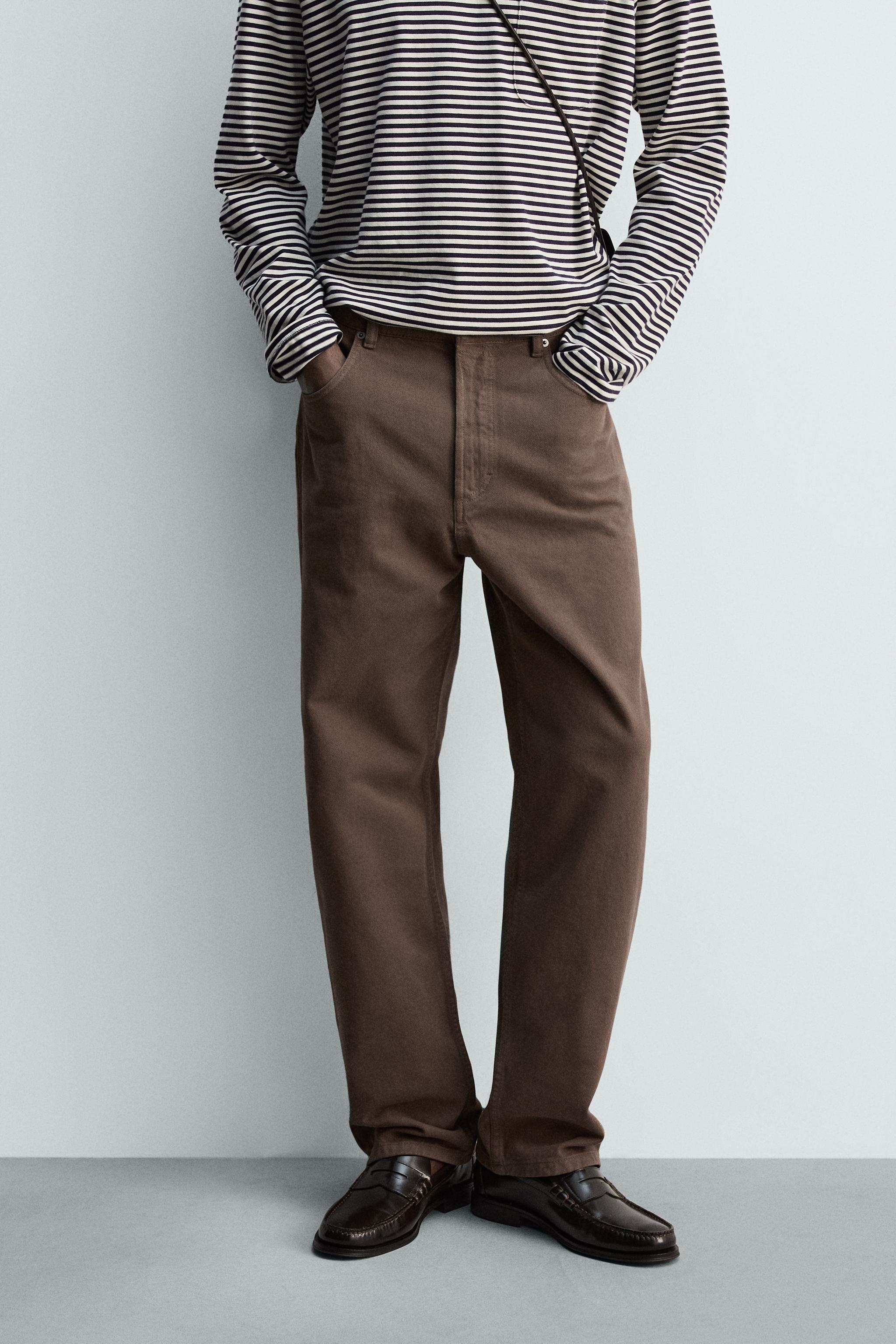 WASHED STRAIGHT FIT JEANS
