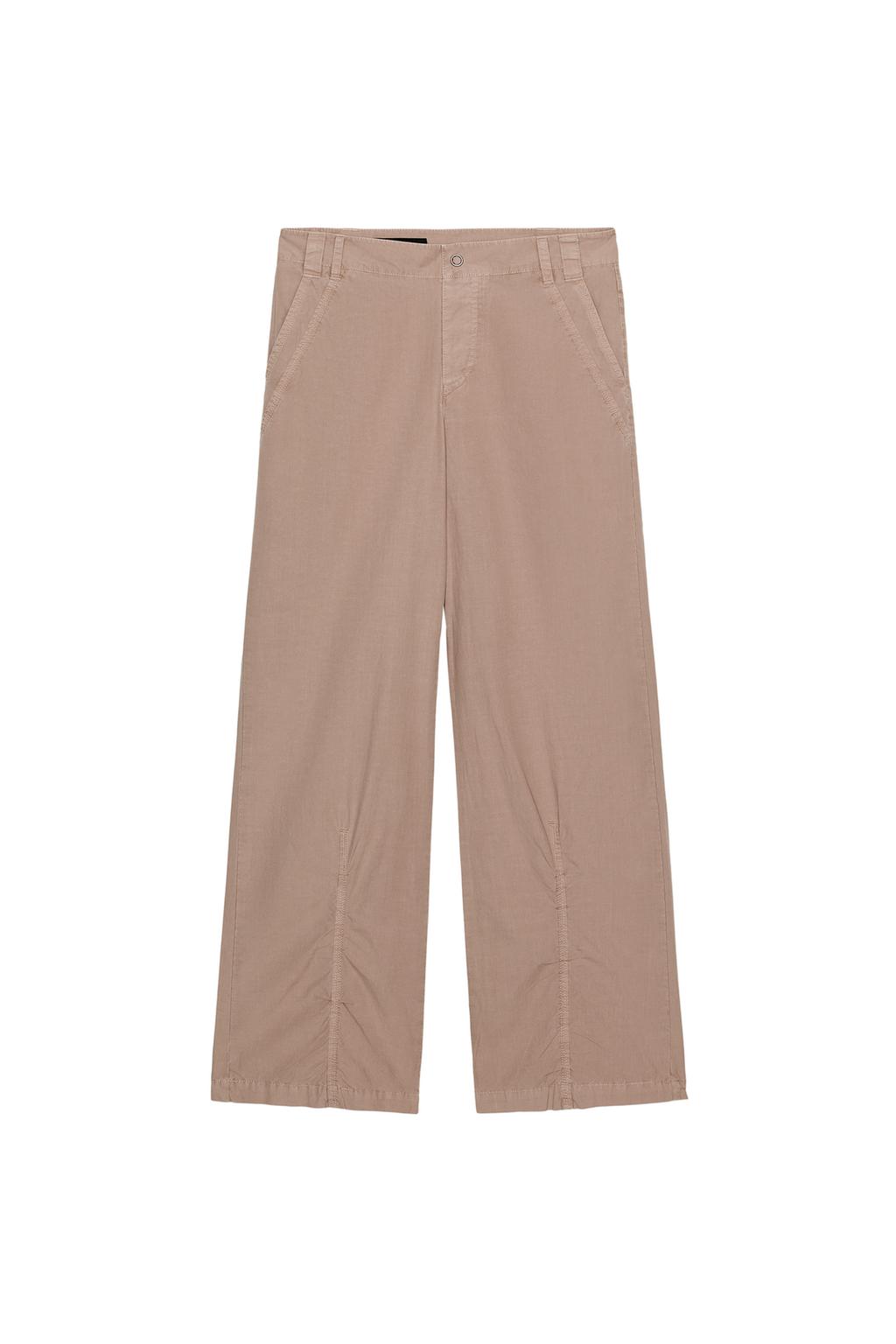 GATHERED STRAIGHT LEG PANTS - image 3