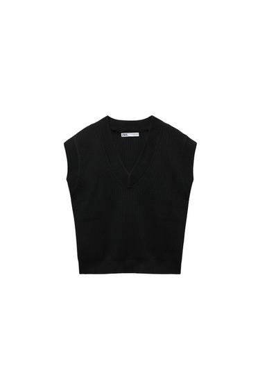 OVERSIZE KNIT WAISTCOAT