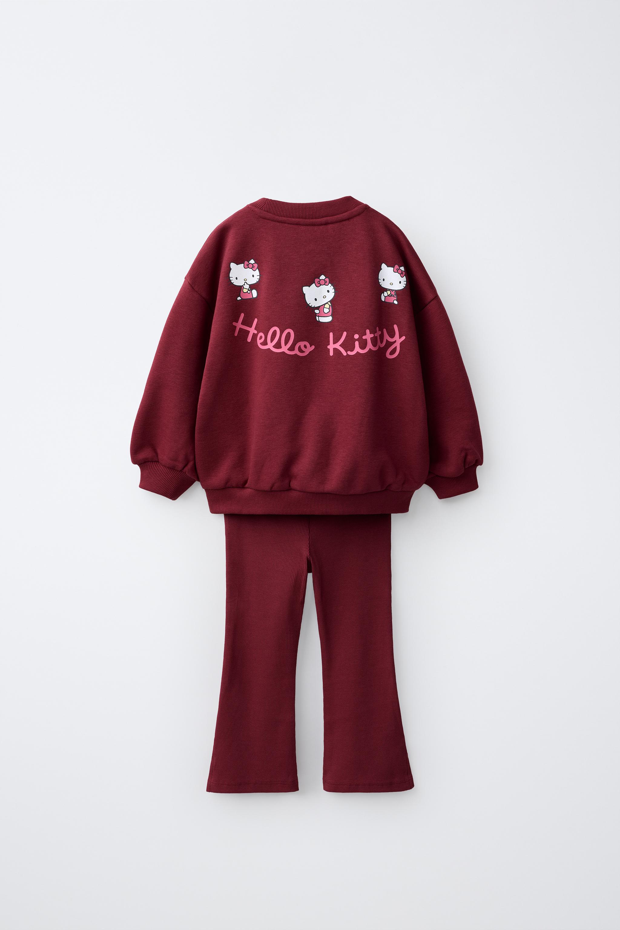 HELLO KITTY © SANRIO SWEATSHIRT AND flare LEGGINGS SET