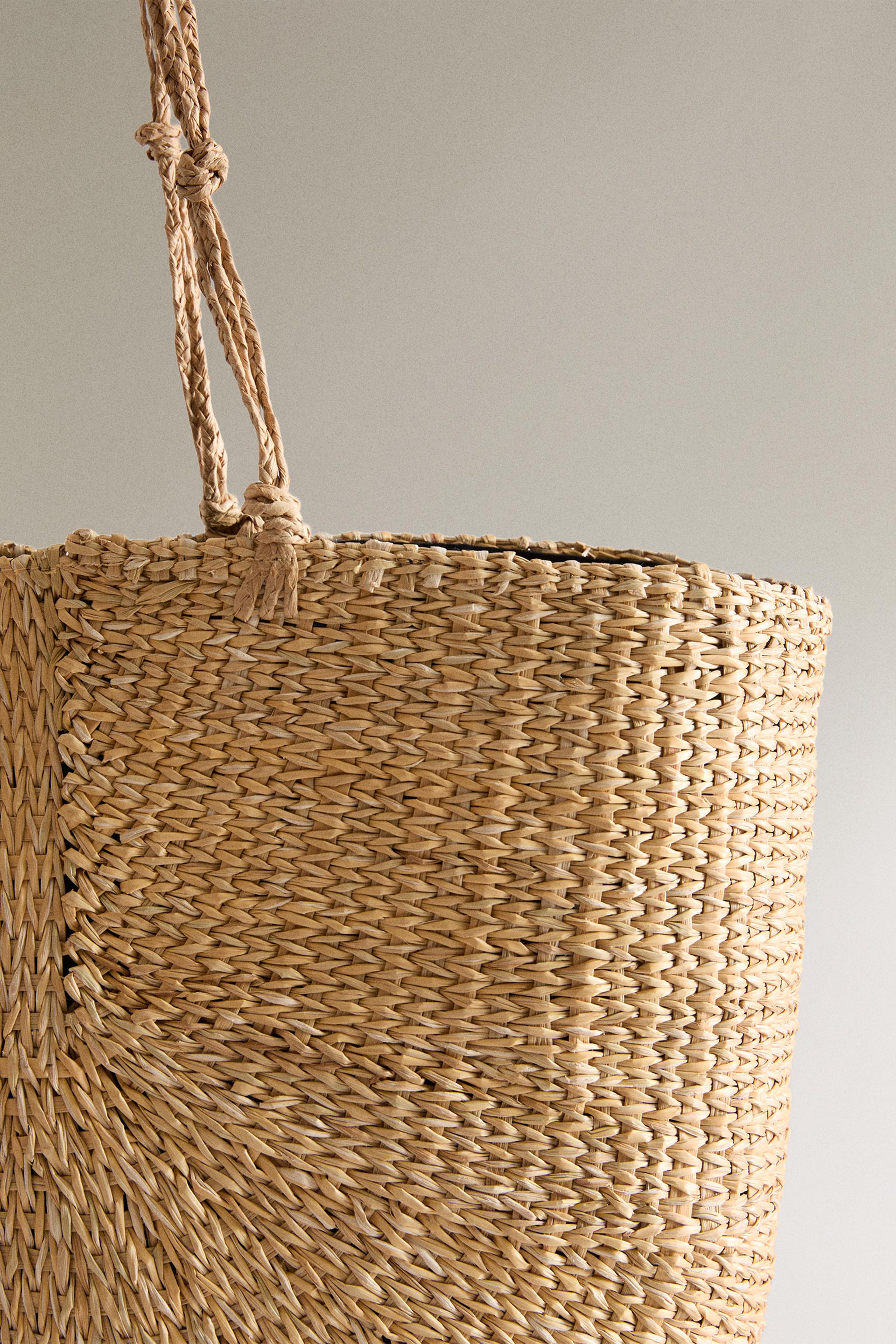 SAC CABAS TRESSÉ NŒUDS