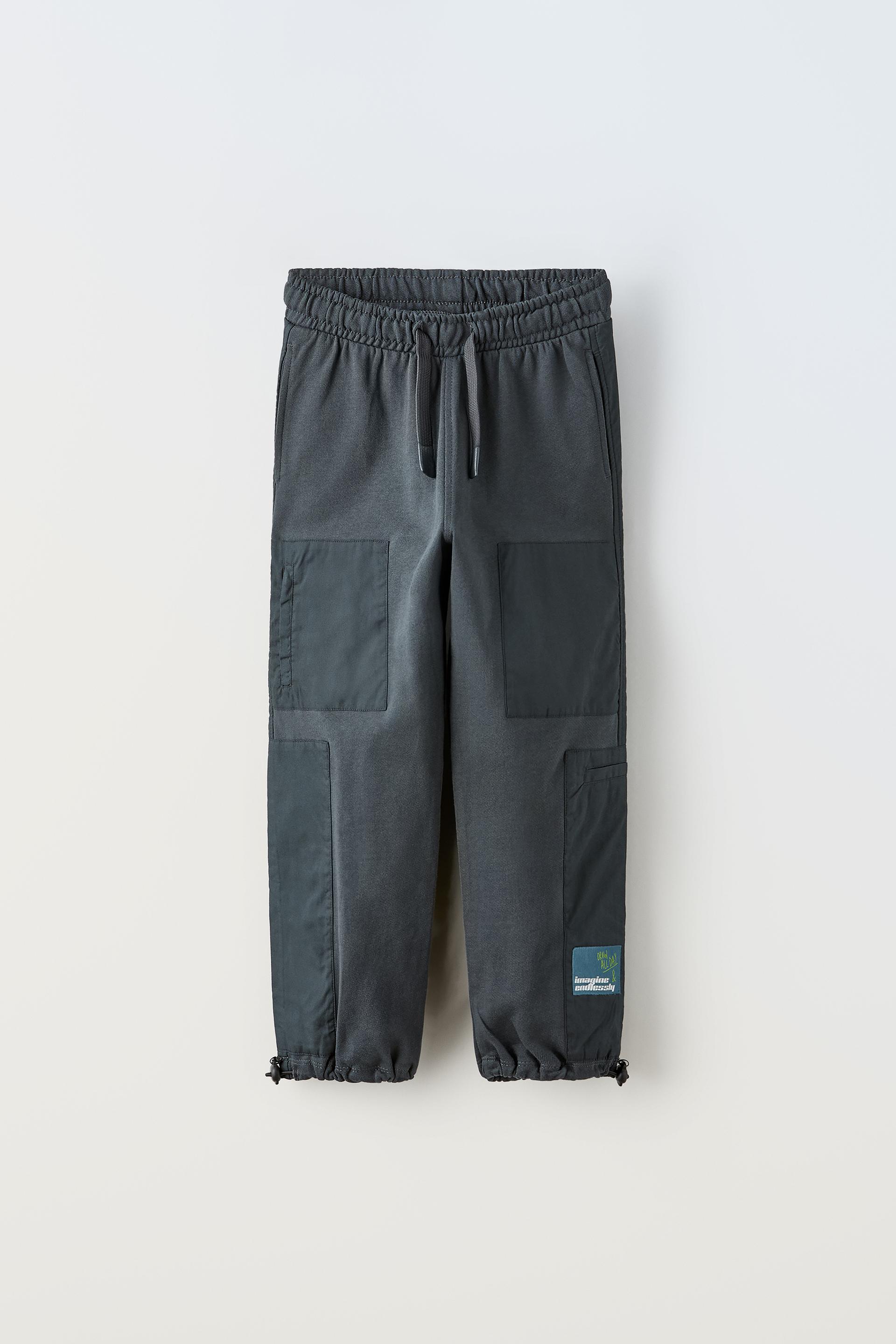 ATHLETIC TECHNICAL CARGO PANTS - Mid-green