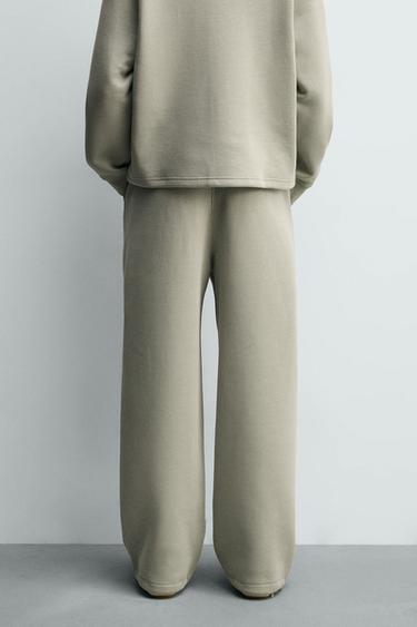RELAXED FIT INTERLOCK JOGGER TROUSERS - Mint by Zara - Image 2