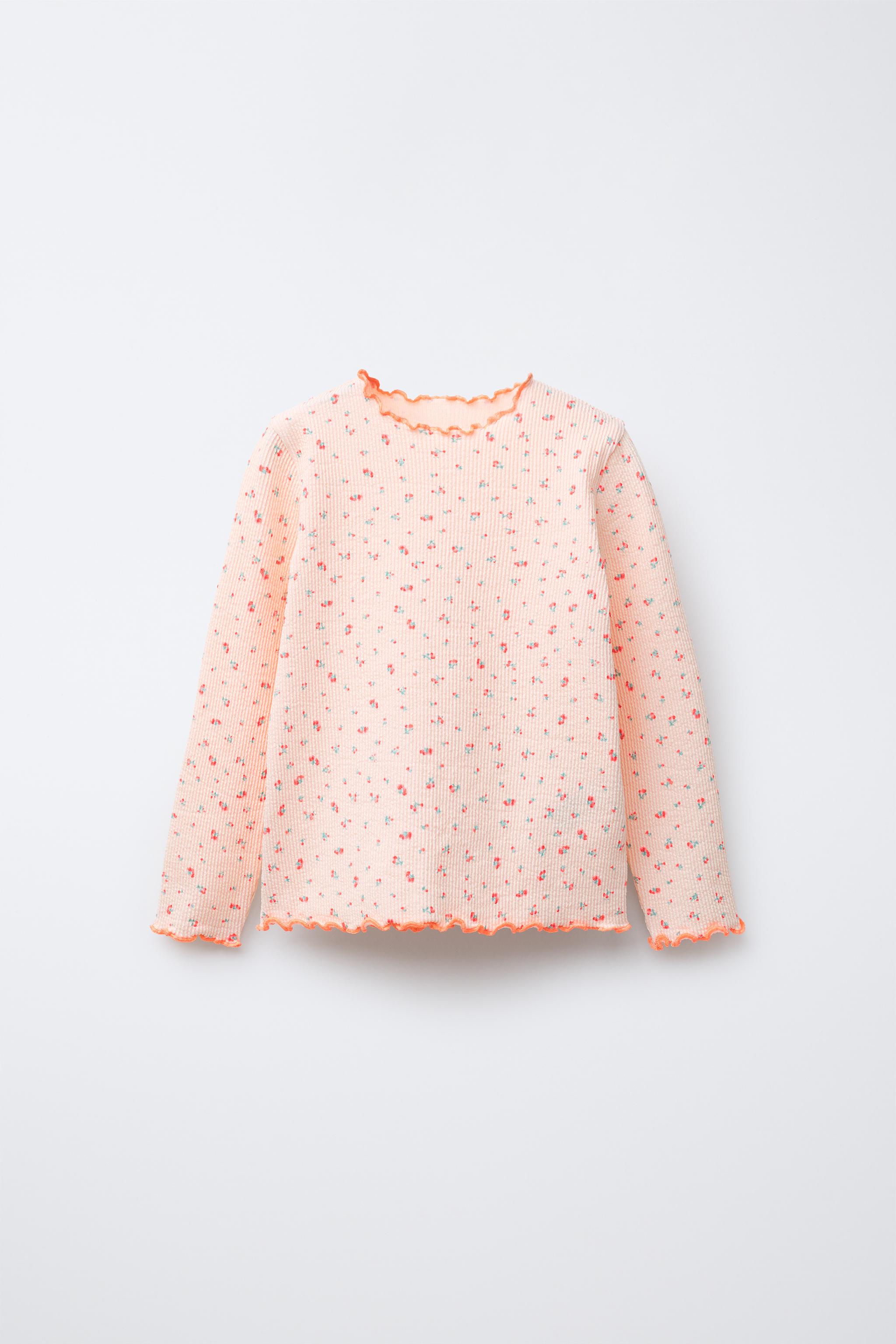 パジャマ6 2～6歳/蛍光花柄パジャマ - オレンジ色 | ZARA Japan / 日本