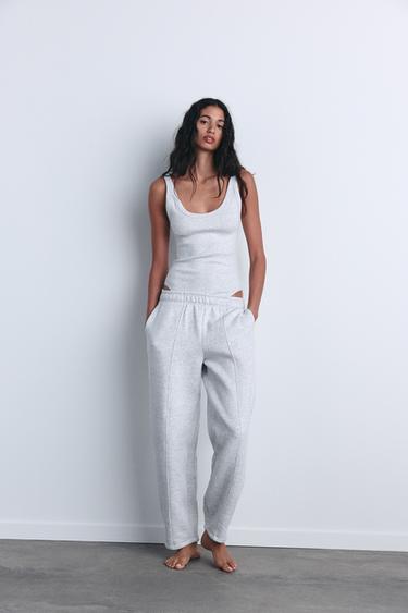 BODY CÔTELÉ - Gris chiné de Zara