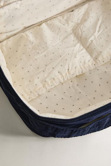 CORDUROY REISKOFFERTJE BABY - Marineblauw van Zara