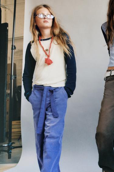 COLLAR BANDANA TRENZADO - Rojo de Zara