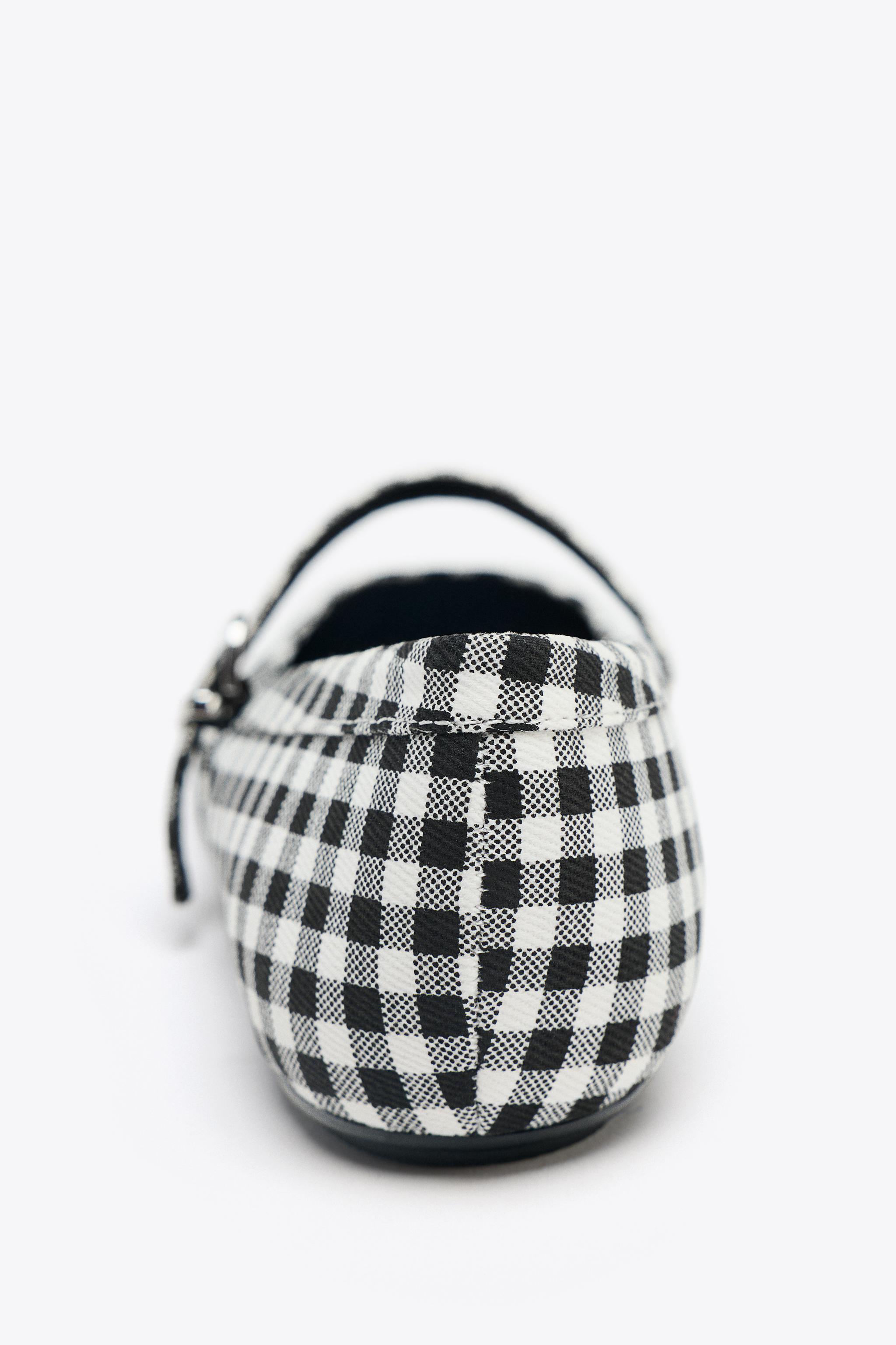ZARA チェック柄メリージェーン 3604/610 PLAID MARY JANE - Multi-color | ZARA United States